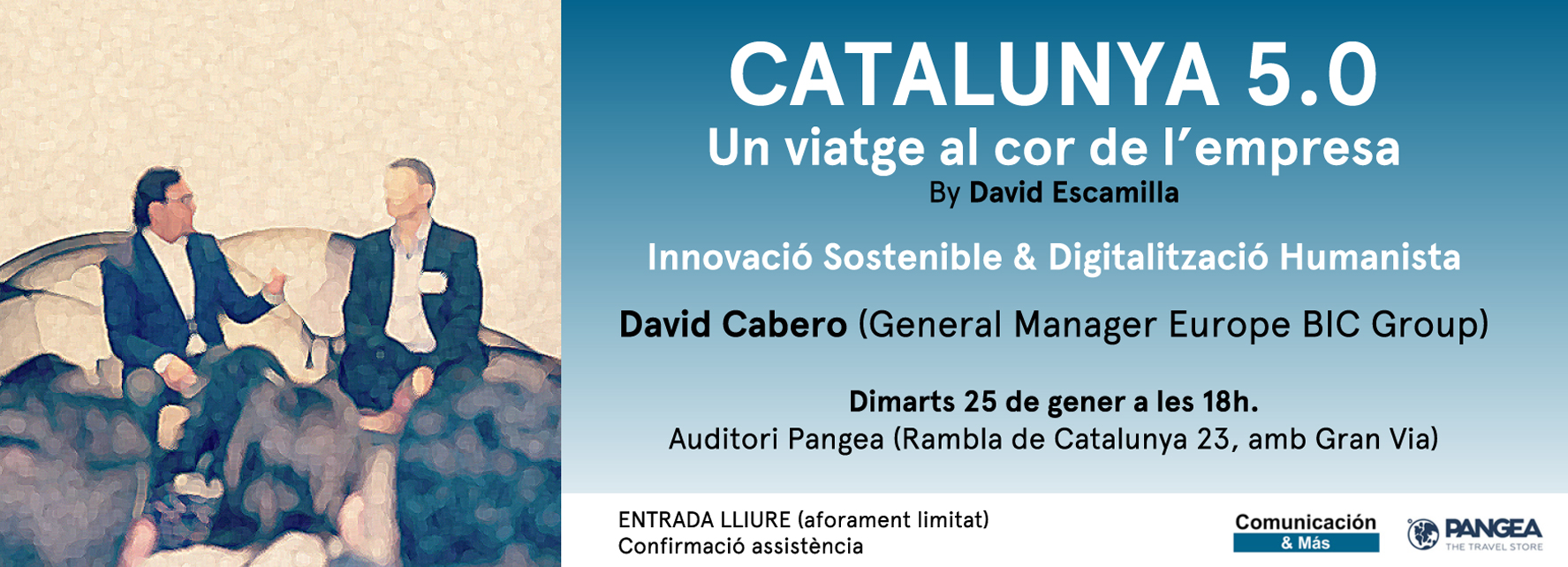 TALK Catalunya 5.0 By David Escamilla, BIC Group, Pangea Travel Store, 25 gener 2022,